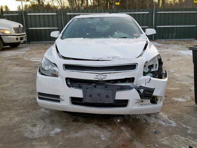 1G1ZH57B39F138770 - 2009 CHEVROLET MALIBU 1LT WHITE photo 9