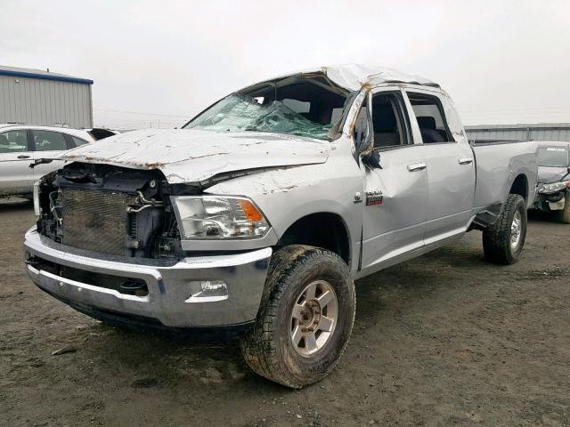 3D7UT2CL6AG121774 - 2010 DODGE RAM 2500 SILVER photo 2