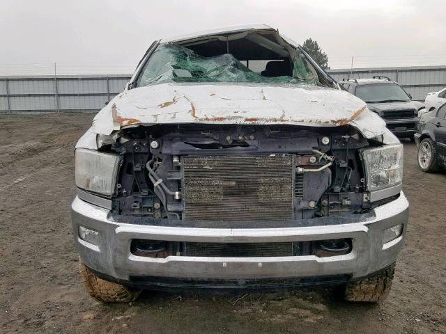 3D7UT2CL6AG121774 - 2010 DODGE RAM 2500 SILVER photo 9