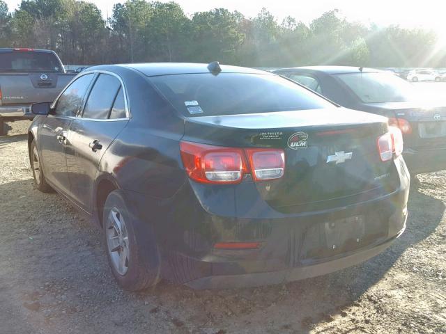 1G11C5SAXDU109958 - 2013 CHEVROLET MALIBU 1LT BLACK photo 3