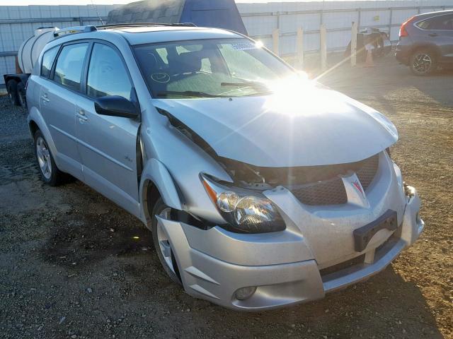 5Y2SL628X3Z480179 - 2003 PONTIAC VIBE SILVER photo 1