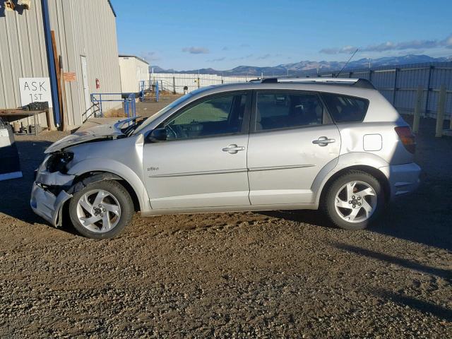 5Y2SL628X3Z480179 - 2003 PONTIAC VIBE SILVER photo 9