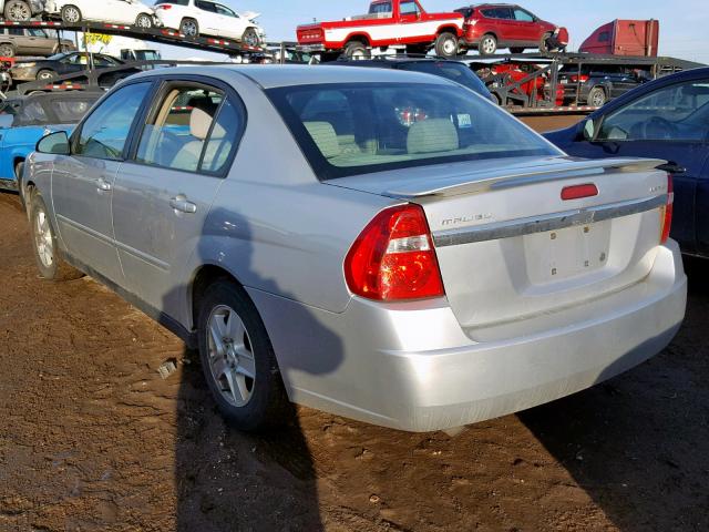 1G1ZT54815F123752 - 2005 CHEVROLET MALIBU LS ვერცხლისფერი ფოტო 3