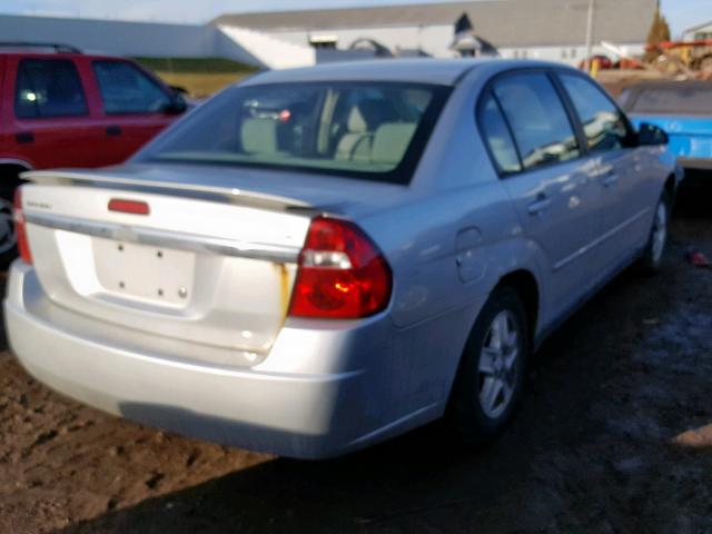 1G1ZT54815F123752 - 2005 CHEVROLET MALIBU LS ვერცხლისფერი ფოტო 4
