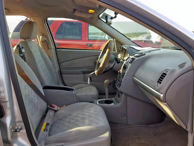 1G1ZT54815F123752 - 2005 CHEVROLET MALIBU LS ვერცხლისფერი ფოტო 5