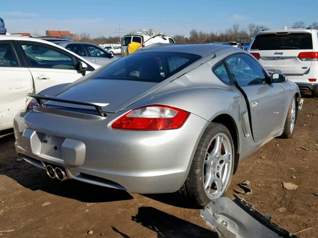 WP0AB29888U782295 - 2008 PORSCHE CAYMAN S SILVER photo 4