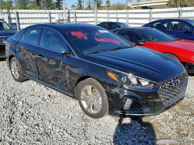 5NPE34AF5JH623738 - 2018 HYUNDAI SONATA SPO BLACK photo 1