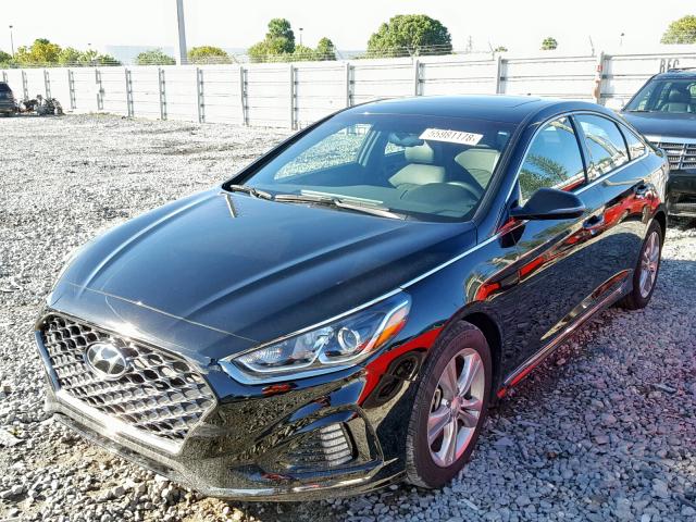 5NPE34AF5JH623738 - 2018 HYUNDAI SONATA SPO BLACK photo 2