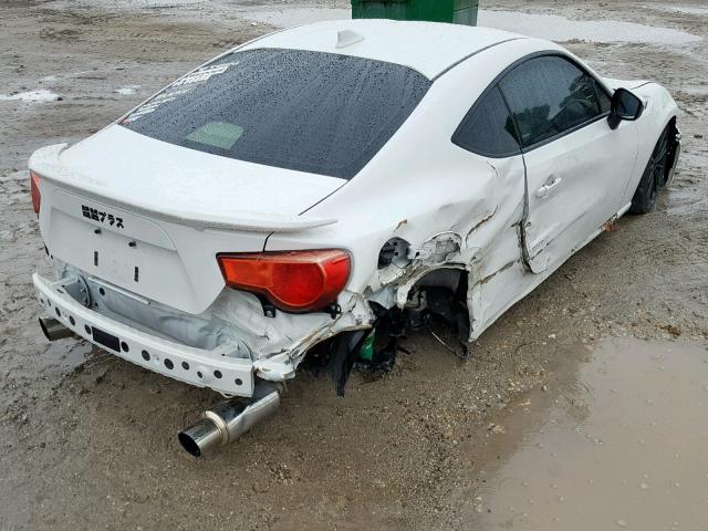 JF1ZNAA14F8708385 - 2015 TOYOTA SCION FR-S WHITE photo 4