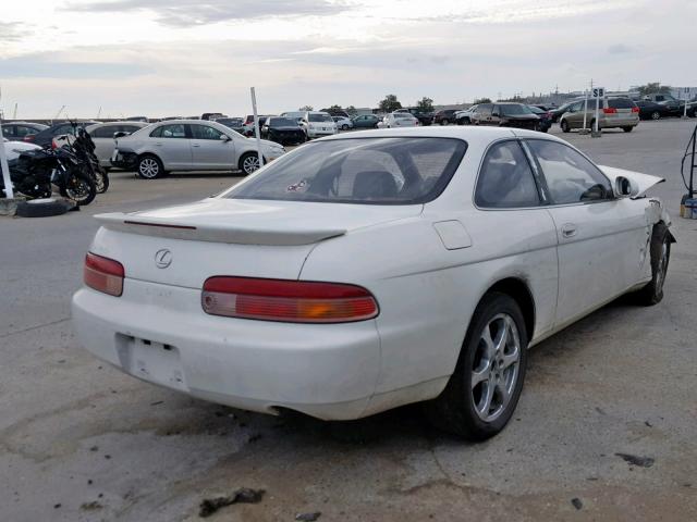 JT8UZ30C4S0049304 - 1995 LEXUS SC 400 WHITE photo 4