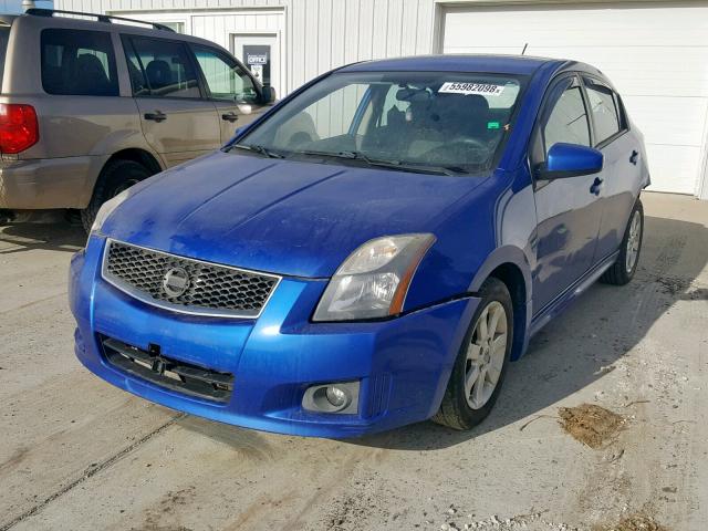 3N1AB6AP8CL655353 - 2012 NISSAN SENTRA 2.0 BLUE photo 2