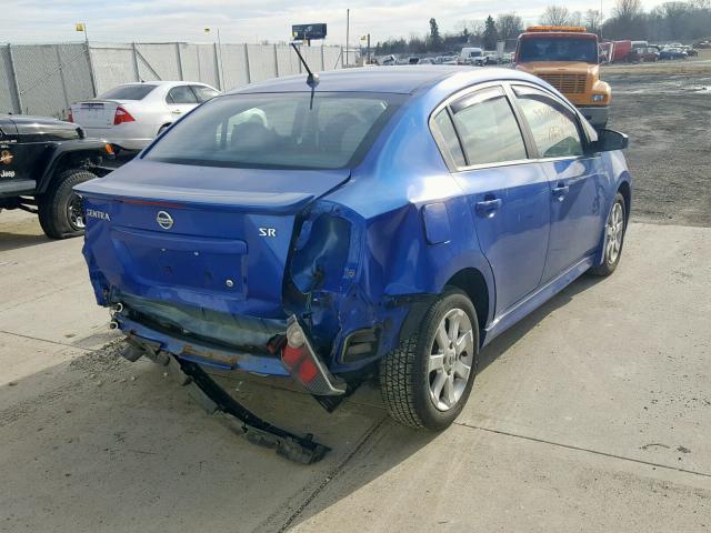 3N1AB6AP8CL655353 - 2012 NISSAN SENTRA 2.0 BLUE photo 4