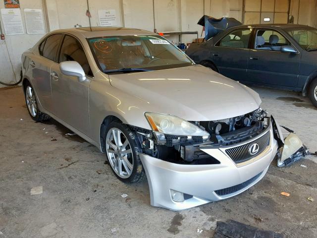 JTHBK262472038772 - 2007 LEXUS IS 250 SILVER photo 1