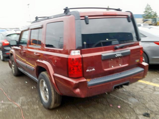 1J8HG48P67C535665 - 2007 JEEP COMMANDER Qırmızı foto 3