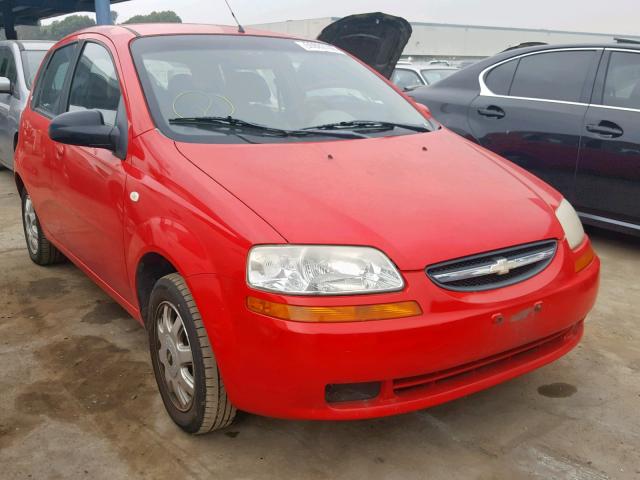 KL1TD62615B454136 - 2005 CHEVROLET AVEO BASE 红色 照片 1