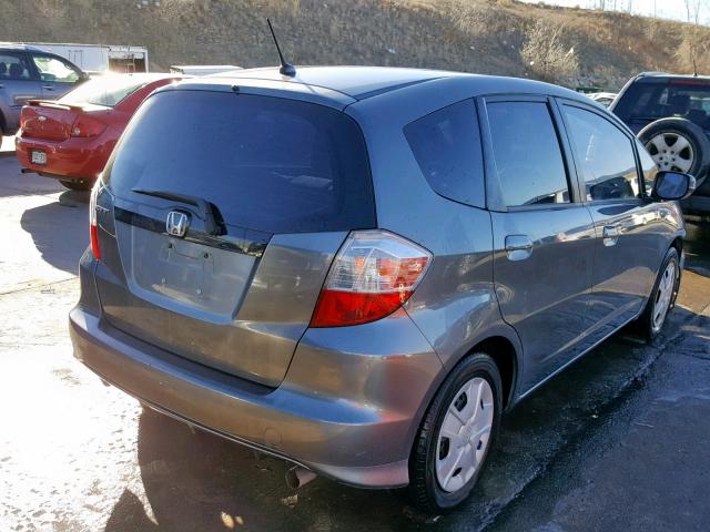 JHMGE8H34CS001544 - 2012 HONDA FIT CHARCOAL photo 4