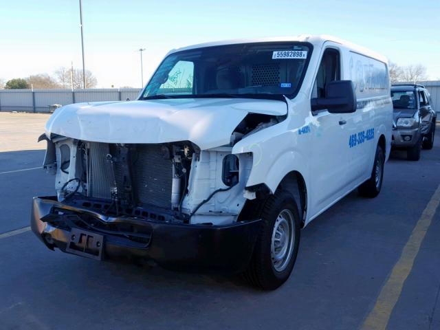 1N6BF0KY3GN812736 - 2016 NISSAN NV 1500 S WHITE photo 2