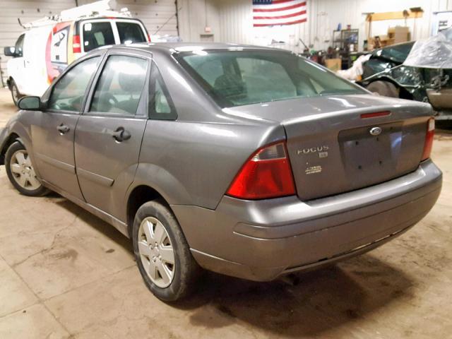 1FAFP34NX7W297059 - 2007 FORD FOCUS ZX4 GRAY photo 3