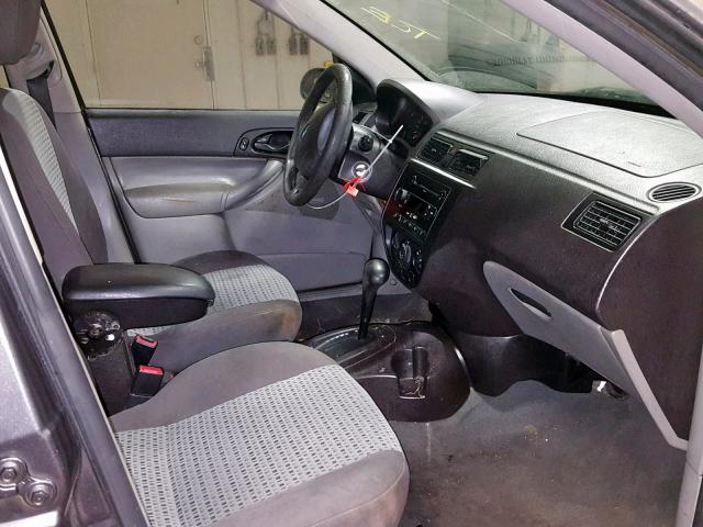 1FAFP34NX7W297059 - 2007 FORD FOCUS ZX4 GRAY photo 5