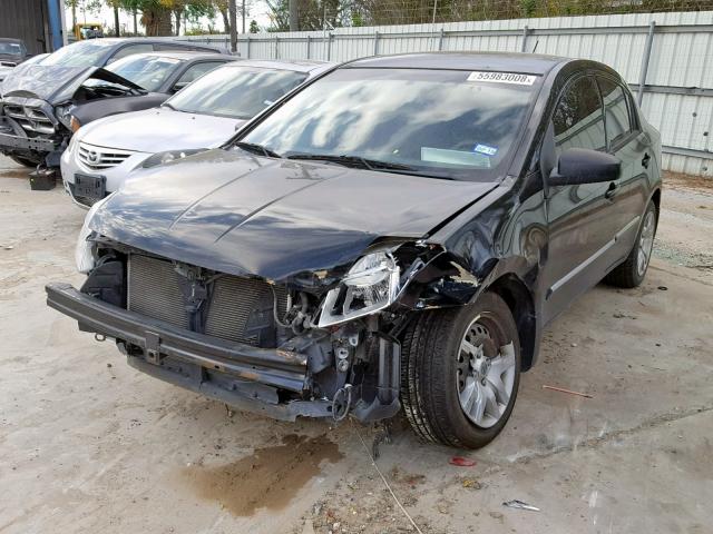 3N1AB6AP5CL709384 - 2012 NISSAN SENTRA 2.0 BLACK photo 2