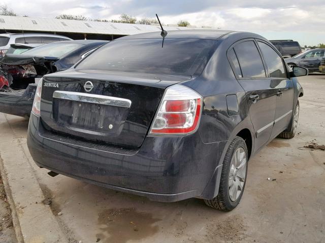 3N1AB6AP5CL709384 - 2012 NISSAN SENTRA 2.0 BLACK photo 4