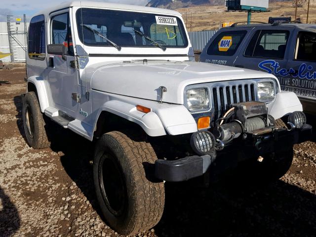 1J4FY29SXPP237965 - 1993 JEEP WRANGLER / WHITE photo 1