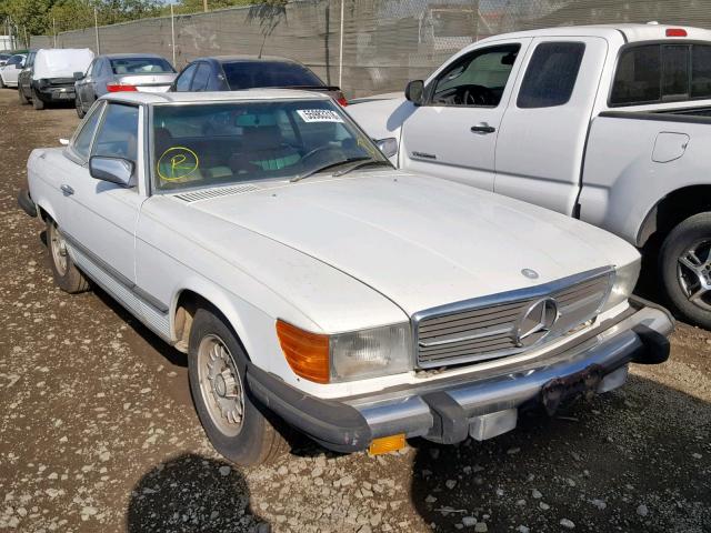 WDBBA45A1EA003519 - 1984 MERCEDES-BENZ 380 SL WHITE photo 1