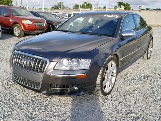 WAUPN44E57N010868 - 2007 AUDI S8 QUATTRO GRAY photo 2