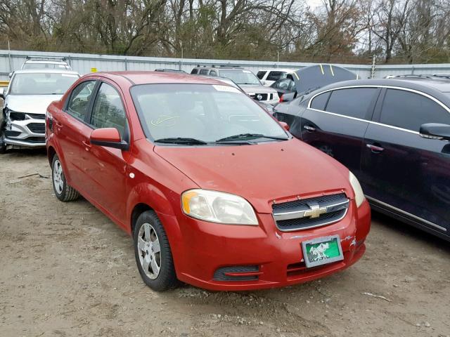 KL1TD566X8B041642 - 2008 CHEVROLET AVEO BASE Bordo foto 1