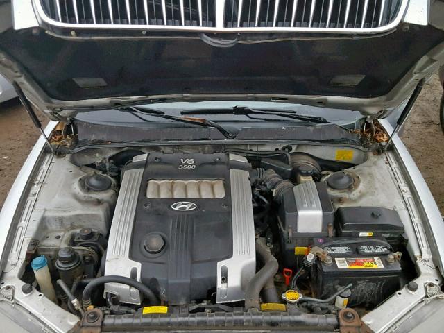 KMHFU45E32A205377 - 2002 HYUNDAI XG 350 SILVER photo 7