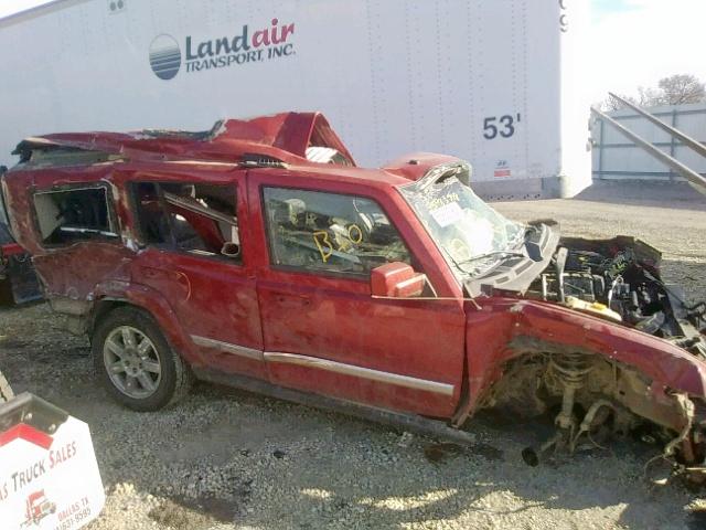1J4RG5GT2AC137614 - 2010 JEEP COMMANDER RED photo 10