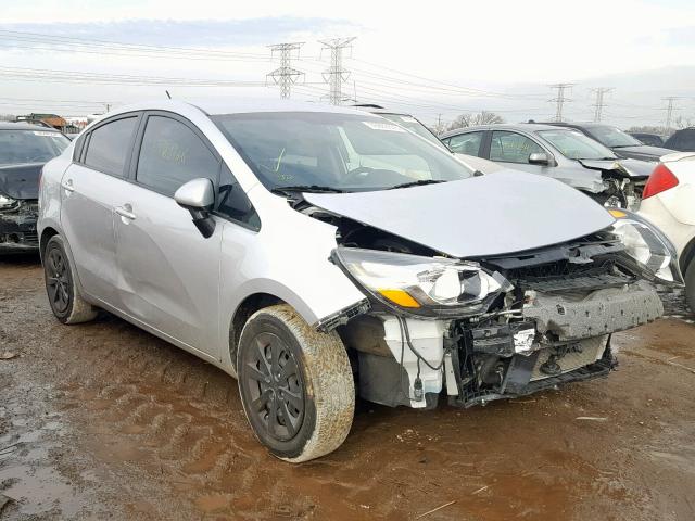 KNADM4A39G6669314 - 2016 KIA RIO LX SILVER photo 1