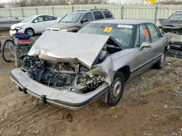 1G4HP52K0TH440246 - 1996 BUICK LESABRE CU GRAY photo 2