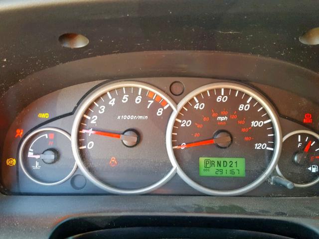 4F2YZ94195KM58776 - 2005 MAZDA TRIBUTE S BLUE photo 8