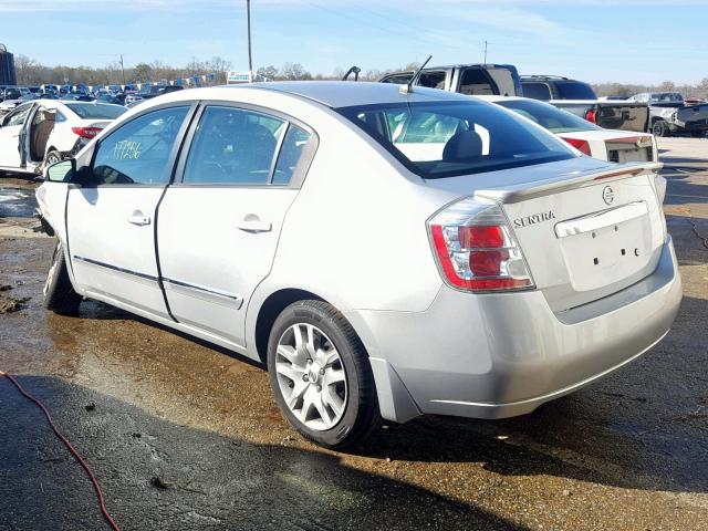 3N1AB6AP3BL674665 - 2011 NISSAN SENTRA 2.0 SILVER photo 3