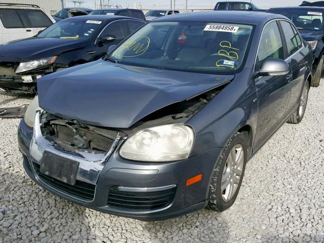 3VWEF71K07M170974 - 2007 VOLKSWAGEN JETTA WOLF GRAY photo 2