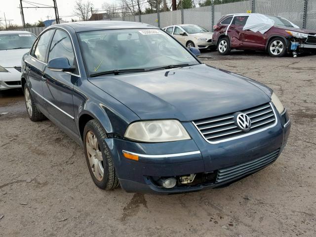 WVWAD63B85E085270 - 2005 VOLKSWAGEN PASSAT GLS BLUE photo 1