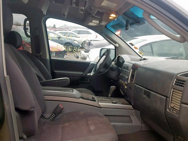 5N1AA08B15N706875 - 2005 NISSAN ARMADA SE GREEN photo 5