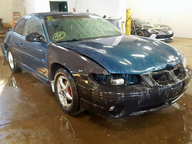 1G2WP12K12F131758 - 2002 PONTIAC GRAND PRIX TEAL photo 1