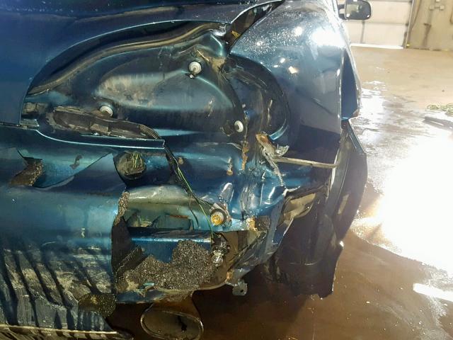 1G2WP12K12F131758 - 2002 PONTIAC GRAND PRIX TEAL photo 9