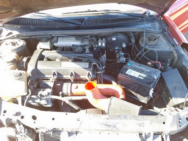 1G8ZH1277WZ194895 - 1998 SATURN SC2 RED photo 7