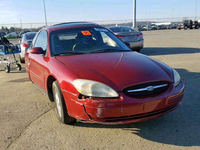 1FAFP55S12A258480 - 2002 FORD TAURUS SES MAROON photo 1