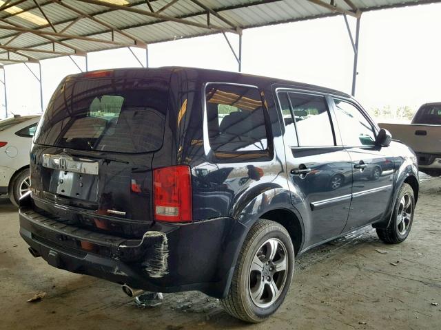 5FNYF3H37FB035226 - 2015 HONDA PILOT SE BLACK photo 4