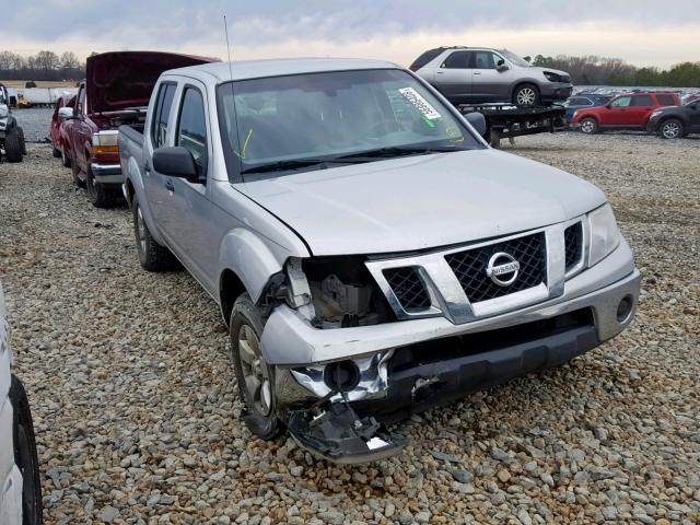 1N6AD0ER3AC417223 - 2010 NISSAN FRONTIER C GRAY photo 1