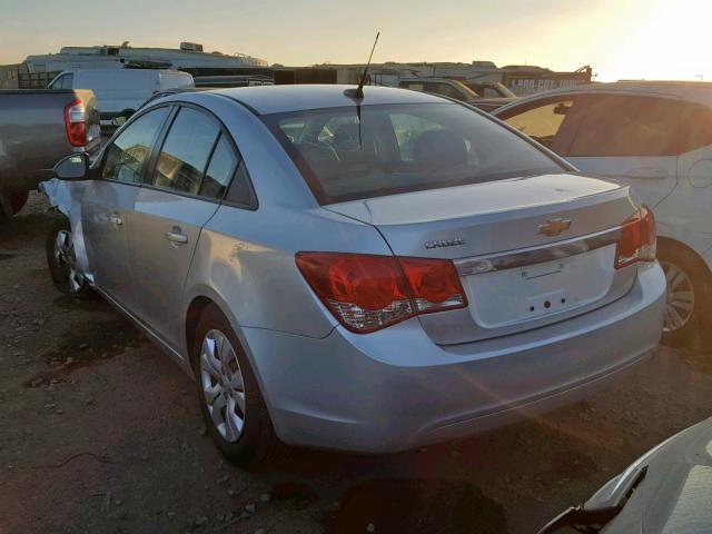 1G1PA5SG5E7349049 - 2014 CHEVROLET CRUZE LS SILVER photo 3