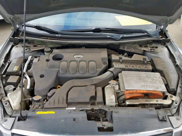 1N4CL21E18C195102 - 2008 NISSAN ALTIMA HYB GRAY photo 7