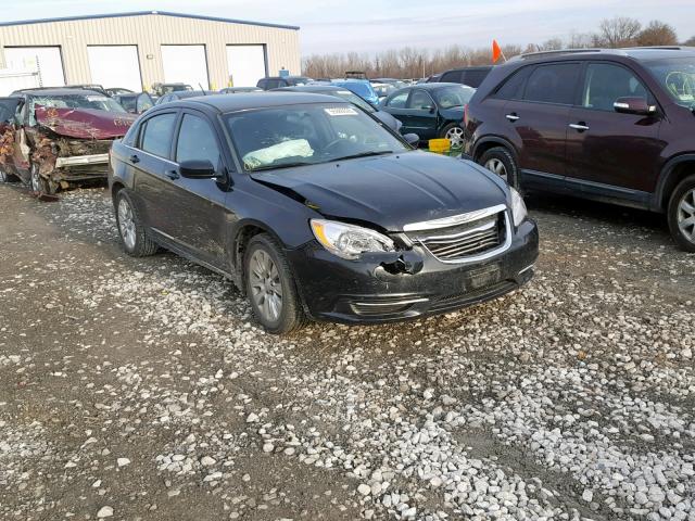 1C3CCBABXCN273555 - 2012 CHRYSLER 200 LX BLACK photo 1