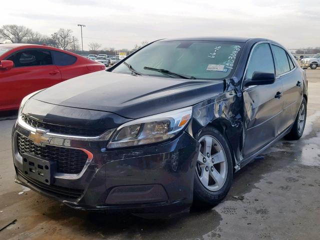 1G11B5SLXEF280851 - 2014 CHEVROLET MALIBU LS 黑色 照片 2