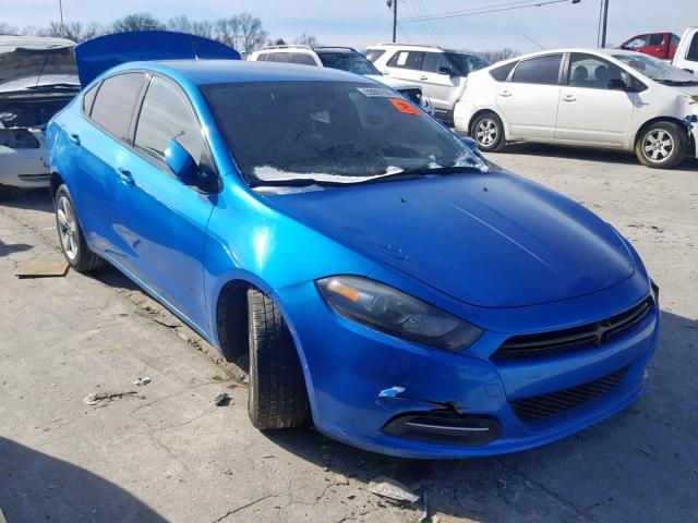 1C3CDFBB5FD330368 - 2015 DODGE DART SXT BLUE photo 1