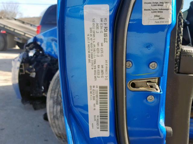 1C3CDFBB5FD330368 - 2015 DODGE DART SXT BLUE photo 10